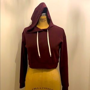 H&M Divided Cropped Hooded Sweatshirt XS